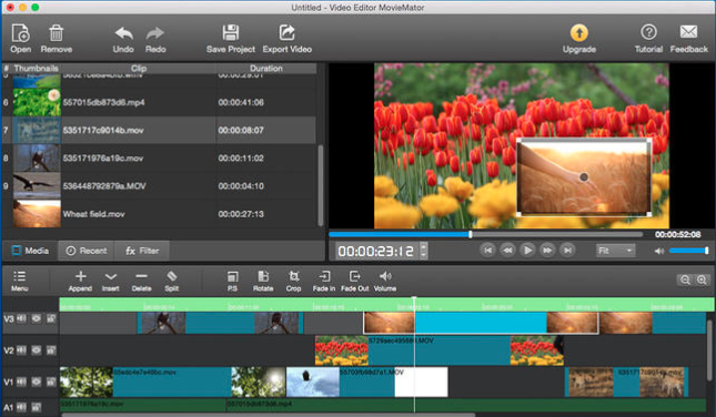 video editing software for mac mov and mp4