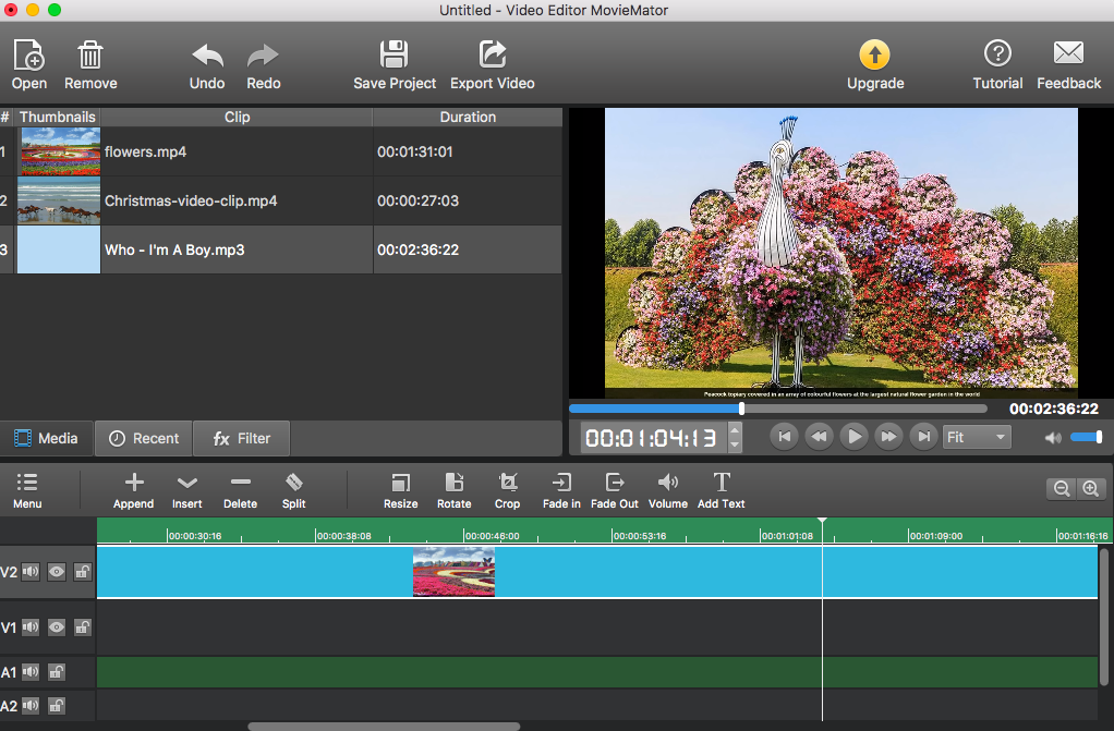 video editing program mac